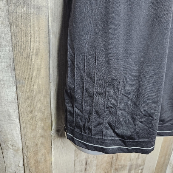 CHAMPION Long Sleeve Black Hybrid Activewear Pullover T-Shirt  Size L/XL - Picture 4 of 9